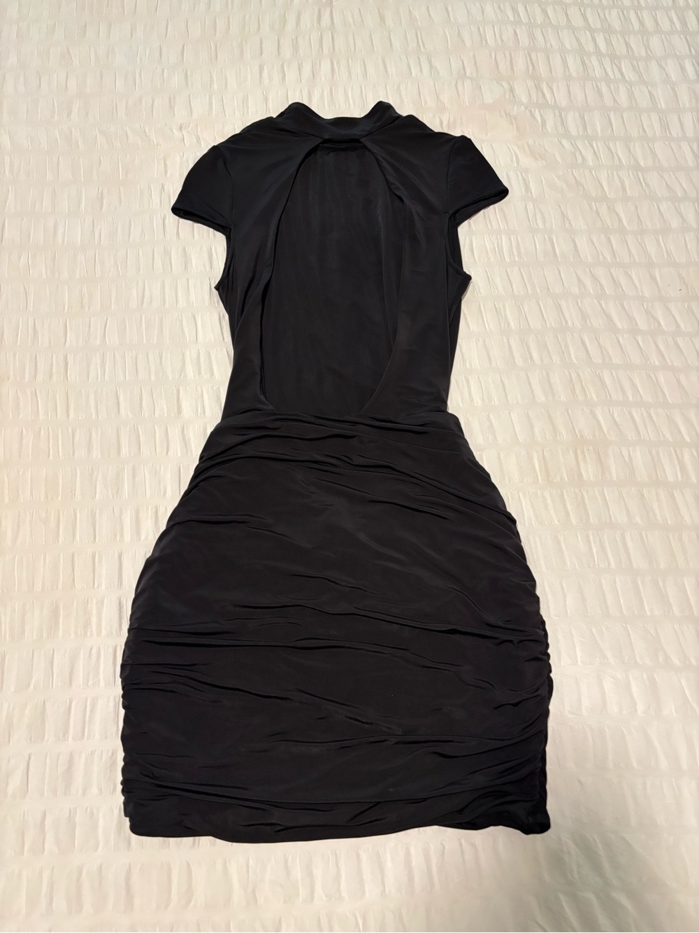 Black Oh Polly Twist Bodycon Dress - Picture 3 of 5